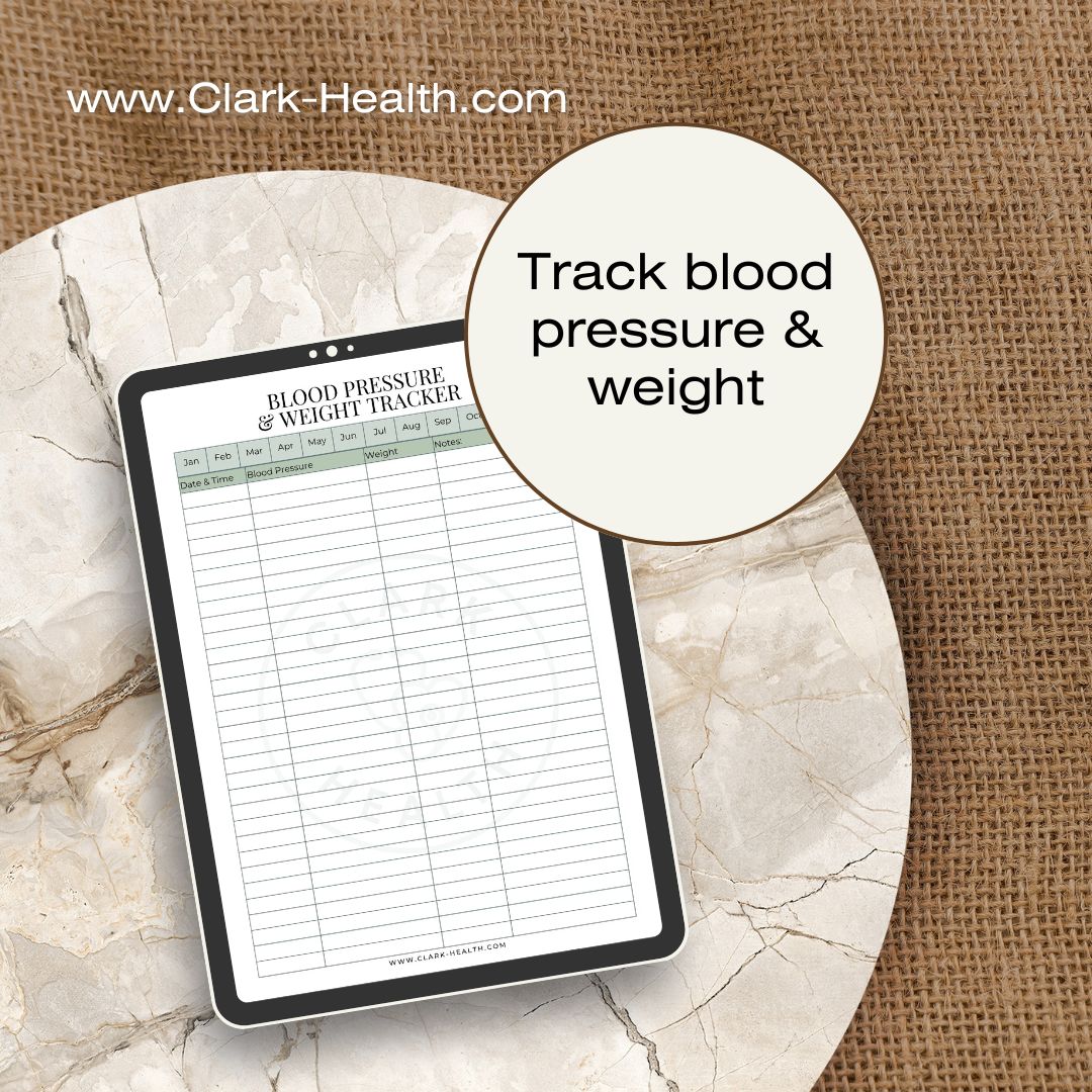 Clark Health Blood Pressure & Weight Tracker